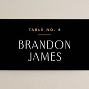 "love love love" - Place Cards in Onyx by Robert and Stella - Detail