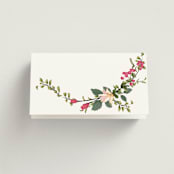 "Forest Flowers" - Place Cards in Tropical by Susan Moyal - Blank front
