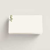 "Forest Flowers" - Place Cards in Tropical by Susan Moyal - Folded Back of Card
