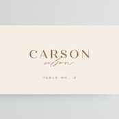 "Rustic Union" - Place Cards in Sunset by Michelle Taylor - Detail