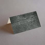 "Halcyon" - Place Cards in Dove by Olivia Kanaley Inman - Blank front