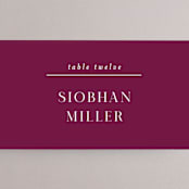 "veranda" - Place Cards in Merlot by Angela Marzuki - Detail