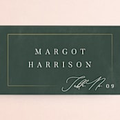 "Lakefront" - Place Cards in Natural by Robert and Stella - Detail