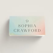 "marshmallow" - Place Cards in Sunrise by Petra Kern - Folded with Free Guest Printing