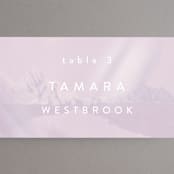 "Amanecer" - Place Cards in Dawn by Tamara Hilje - Detail