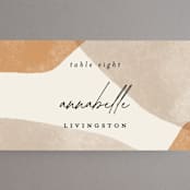 "leaf contour" - Place Cards in Natural by Susan Zinader - Detail