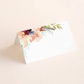 "rustic florals" - Place Cards in Garden by Kate Ahn - Blank front