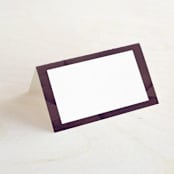 "Petalis" - Place Cards in Velvet by Christie Garcia - Blank front