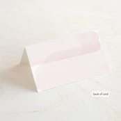 "Painterly" - Place Cards in Blush by Kelly Schmidt - Folded Back of Card