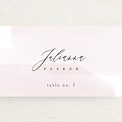 "Painterly" - Place Cards in Blush by Kelly Schmidt - Detail