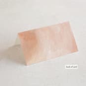 "Magic Hour" - Place Cards in Desert Rose by Hooray Creative - Folded Back of Card