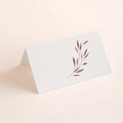 "Lennox" - Place Cards in Harvest by Kristie Kern - Blank front