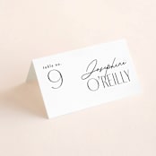 "Bold Union" - Place Cards in Cloud by Everett Paper Goods - Folded with Free Guest Printing