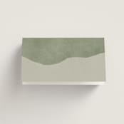 "The Forest" - Place Cards in Jade by Elly - Folded Back of Card