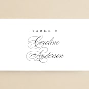 "Pearl" - Place Cards in Chantilly by Jessica Williams - Detail