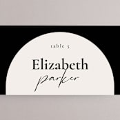 "view to behold" - Place Cards in Onyx by letterfix - Detail