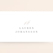 "Gramercy" - Place Cards in Blush by Kristie Kern - Detail