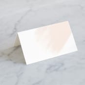 "Lithe" - Place Cards in Blush by Kristie Kern - Blank front