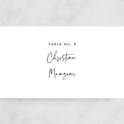 "Semi Formal" - Place Cards in Navy by Kerry Doyle - Detail