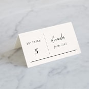 "A Storybook Wedding" - Place Cards in Blush by Katy Shen - Folded with Free Guest Printing