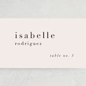 "The Loden" - Place Cards in Ivory by Kelly Schmidt - Detail