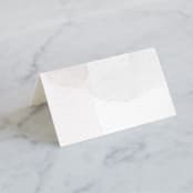 "Sloped" - Place Cards in Ecru by Everett Paper Goods - Blank front