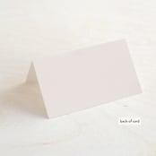 "a hundred years" - Place Cards in Burnt Umber by Robin Ott - Folded Back of Card
