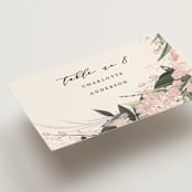 "Ivory Ring" - Place Cards in Blush by Susan Moyal - Detail