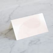 "Softly Layered" - Place Cards in Blush by Everett Paper Goods - Blank front
