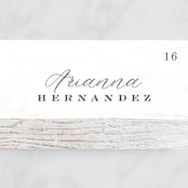"Barnwood" - Place Cards in Ash by Hooray Creative - Detail