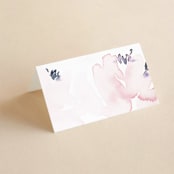 "Florista Modernista" - Place Cards in Azalea by Petra Kern - Blank front