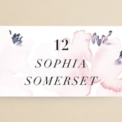 "Florista Modernista" - Place Cards in Azalea by Petra Kern - Detail