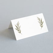 "Summer Love" - Place Cards in Sunflower by Wildfield Paper Co - Blank front