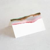 "Sedona" - Place Cards in Desert Sands by Itsy Belle Studio - Blank front