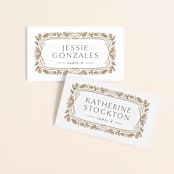 "charmed" - Place Cards in Honey by Jen Owens - Front with Free Guest Printing
