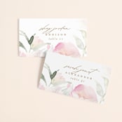 "beautiful peonies" - Place Cards in Spring by Phrosné Barwood - Front with Free Guest Printing
