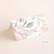"beautiful peonies" - Place Cards in Spring by Phrosné Barwood - Folded Back of Card