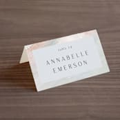 "Evelyn" - Place Cards in Capri by Nicole Walsh - Folded with Free Guest Printing