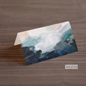 "Evelyn" - Place Cards in Capri by Nicole Walsh - Folded Back of Card