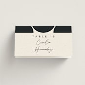 "Kenai" - Place Cards in Shadow by Carly Reed Walker - Folded with Free Guest Printing