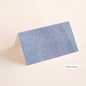 "Alchemy" - Place Cards in Deep Sea by Olivia Raufman - Folded Back of Card