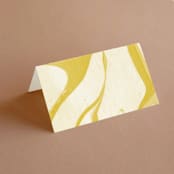 "Brooklynite" - Place Cards in Bisque by Annie Clark - Blank front