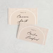 "Bohemian Pampas" - Place Cards in Sand by Kaydi Bishop - Front with Free Guest Printing