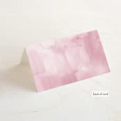"Serenata" - Place Cards in Sage by Petra Kern - Folded Back of Card