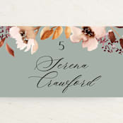 "Serenata" - Place Cards in Sage by Petra Kern - Detail