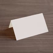 "Overjoyed" - Place Cards in Almond by Jill Means - Blank front