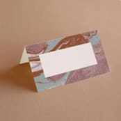 "Jasper" - Place Cards in Sandstone by Everett Paper Goods - Blank front