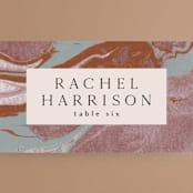 "Jasper" - Place Cards in Sandstone by Everett Paper Goods - Detail