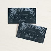 "Wonderful Tonight" - Place Cards in Neptune by Creo Study - Front with Free Guest Printing