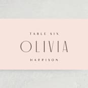 "Casablanca" - Place Cards in Blush by Lori Wemple - Detail